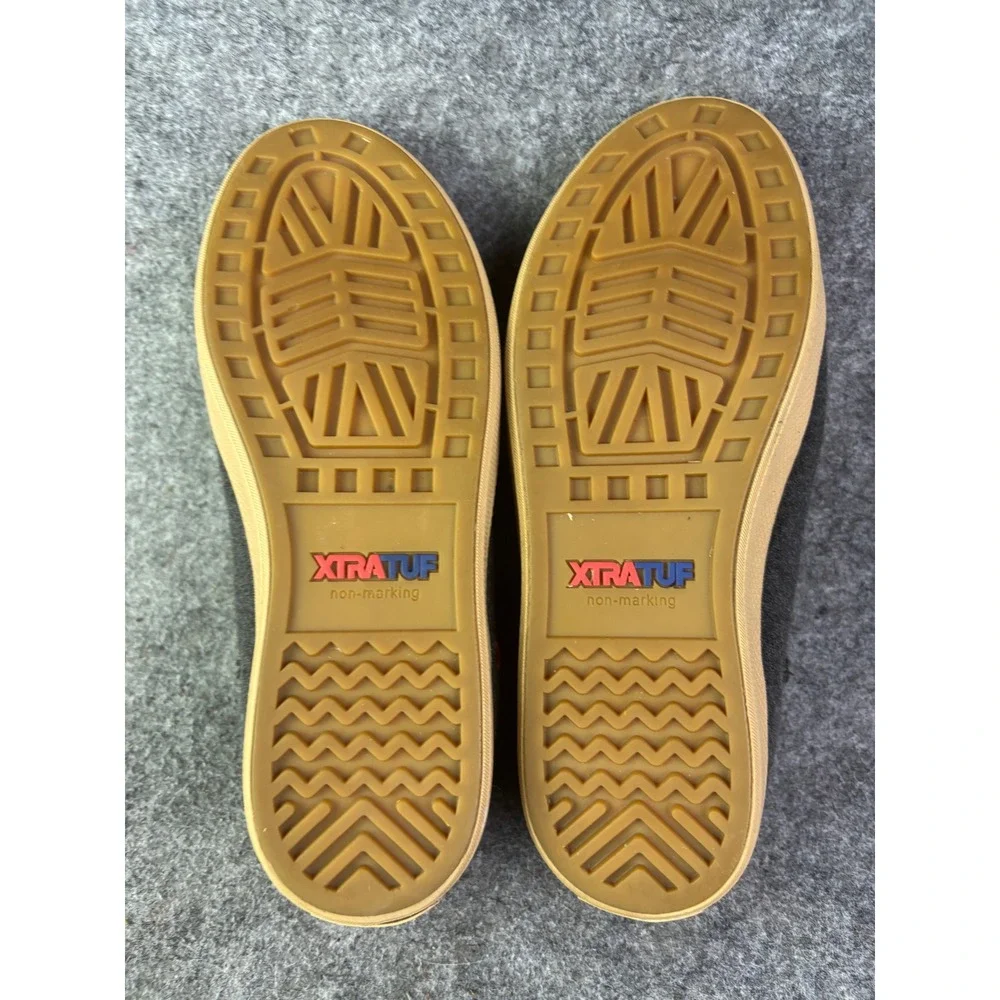 XTRATUF Homer Slip On Shoes Mens 8 Womens 10 Grey Fleece Lined‎ Deck Clogs